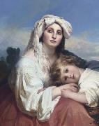 Italienerin mit Kind Franz Xaver Winterhalter